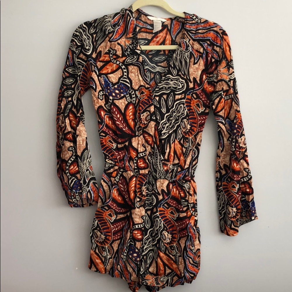 Printed romper